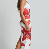 Martha — Floral Midi Dress