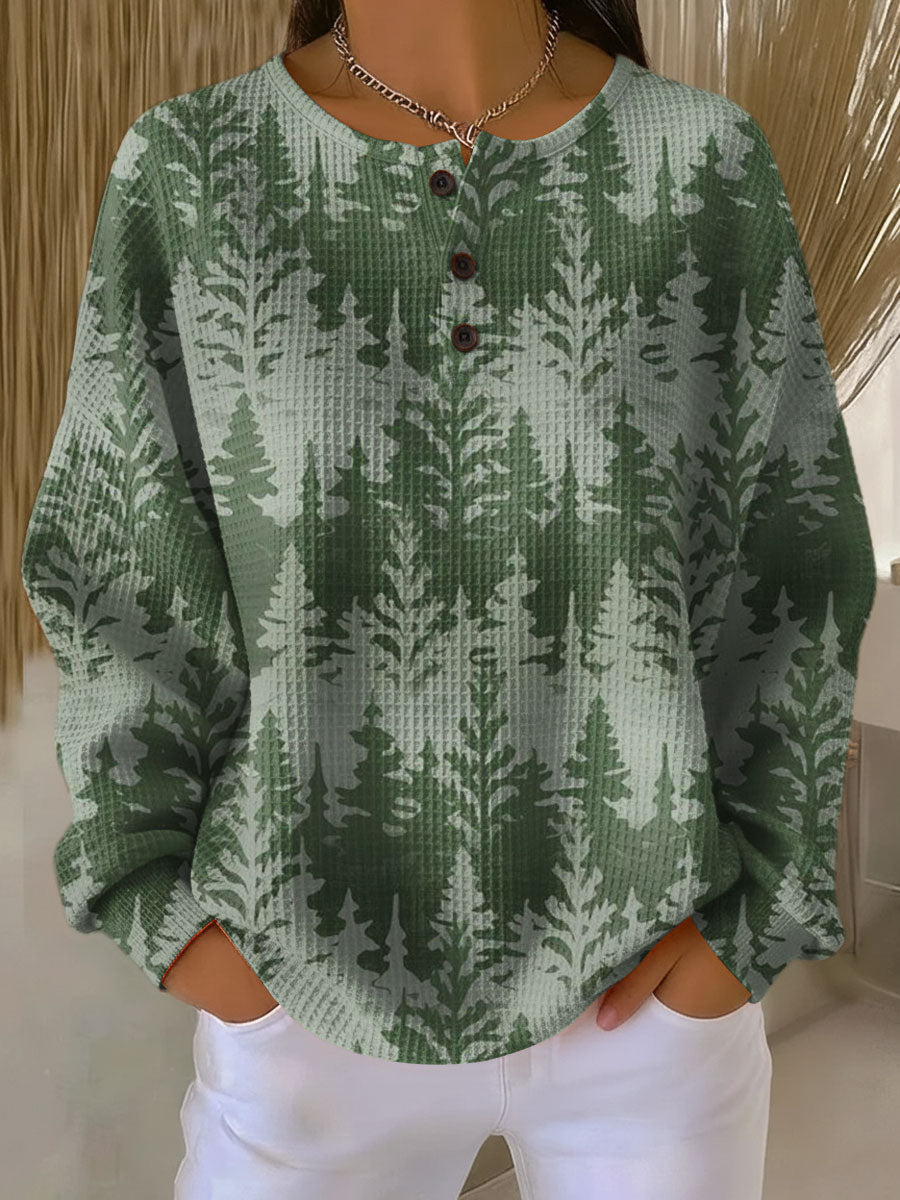 Inga | Classic Tree Motif Sweatshirt