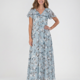 Agatha — Floral Chiffon Maxi Dress