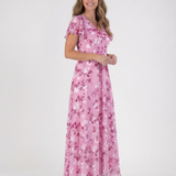 Agatha — Floral Chiffon Maxi Dress