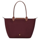 Large Packable Tote Bag, Burgundy