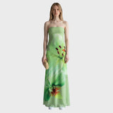 Hilary — Long Dress with floral print