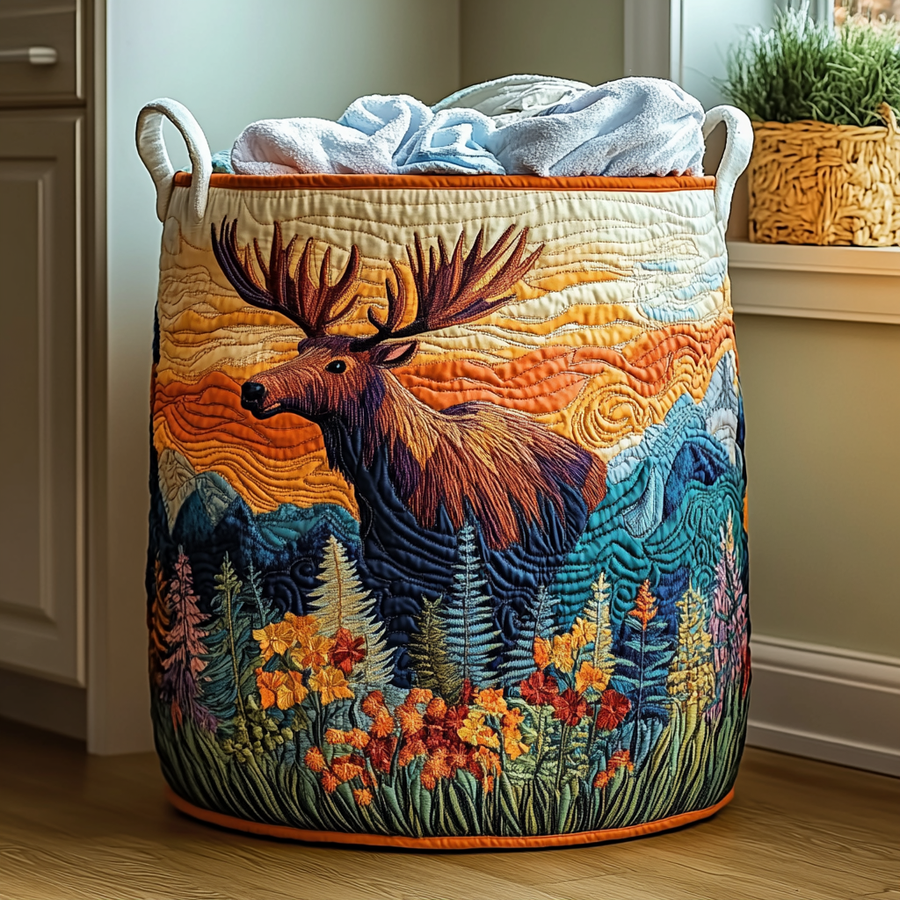 Moose Charm - Laundry Basket