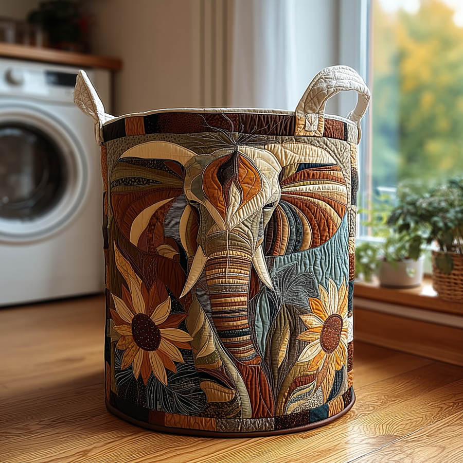 Mystic Elephant - Laundry Basket