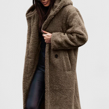 Mila — Long Teddy Fleece Coat