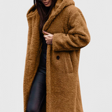 Mila — Long Teddy Fleece Coat