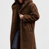 Mila — Long Teddy Fleece Coat