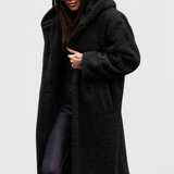 Mila — Long Teddy Fleece Coat