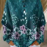 Nora - Pullover with Floral Design
