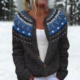 Dorine | Charcoal Nordic Cardigan