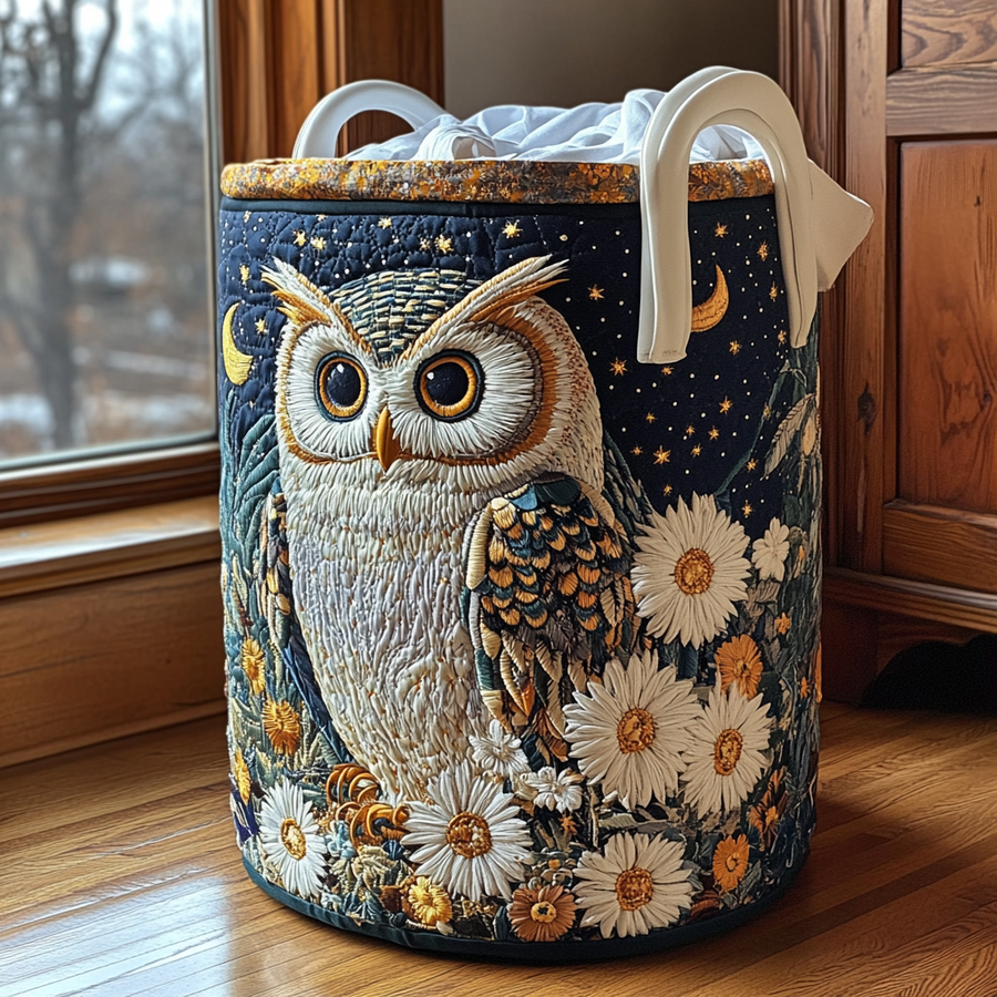 Owl Night - Laundry Basket