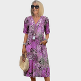 Penelope — Printed Midi Dress