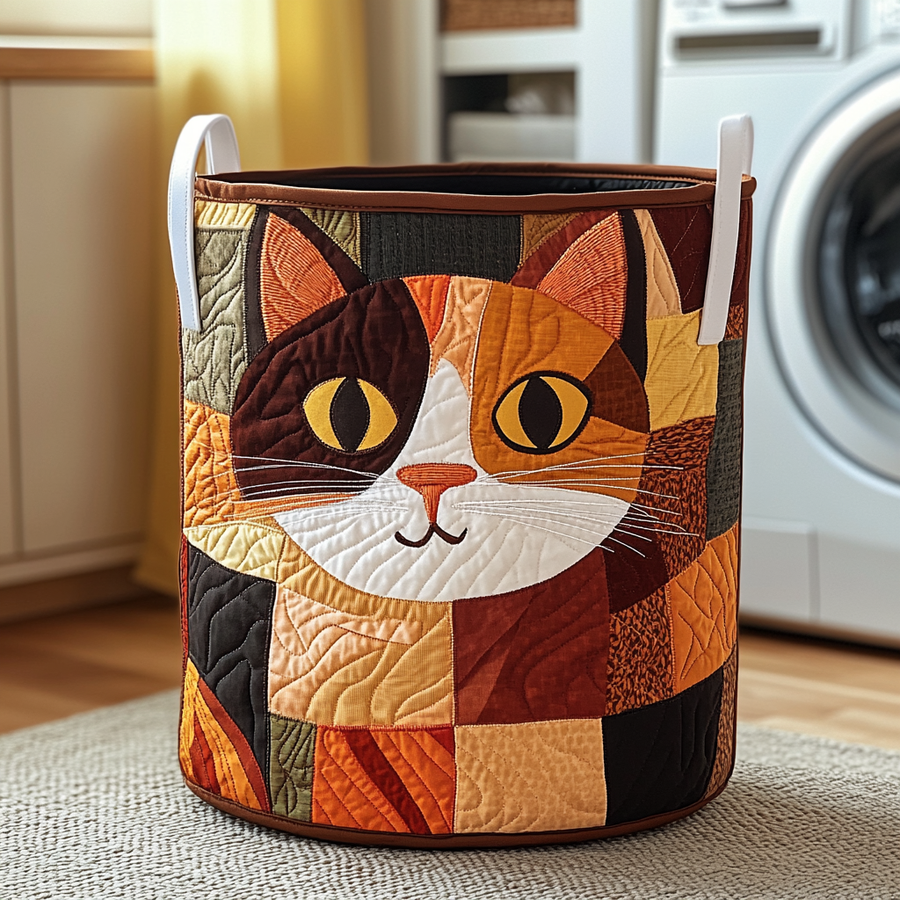 Patchy Cat - Laundry Basket