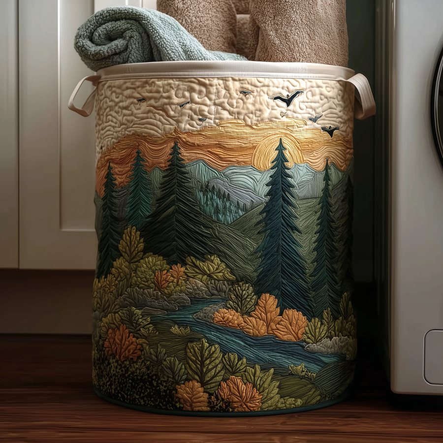 Peaceful Pines - Laundry Basket