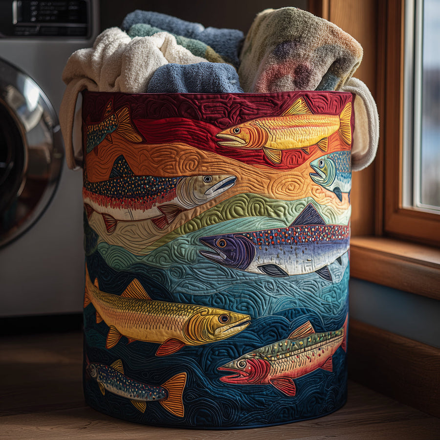Quirky Trout - Laundry Basket