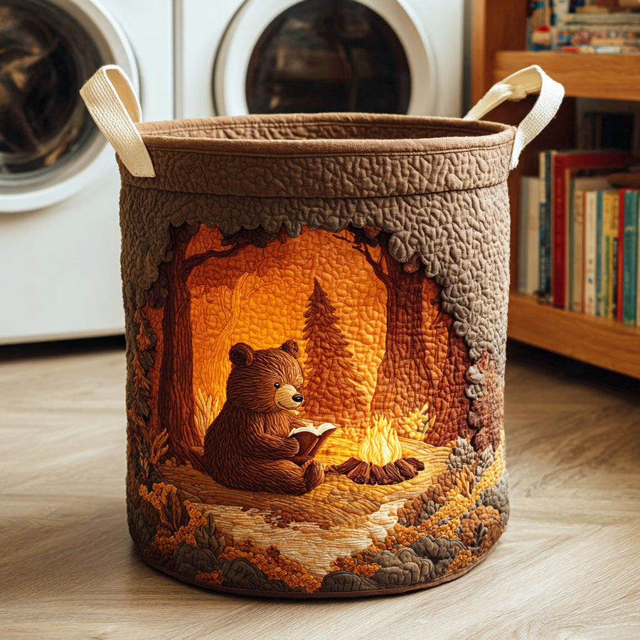 Reading Bear - Laundry Basket