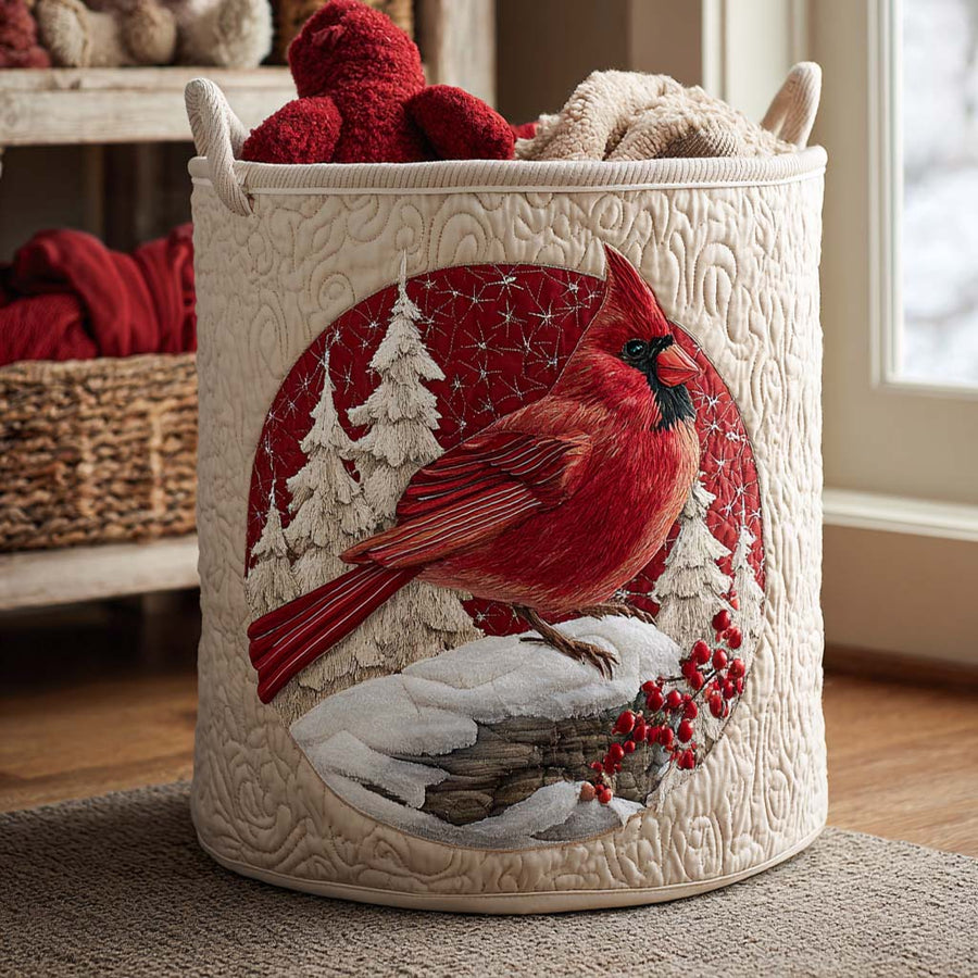 Red Cardinal - Laundry Basket