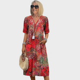 Penelope — Printed Midi Dress