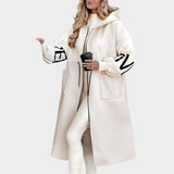 Rosana — Elegant Hooded Cardigan Coat