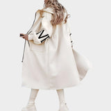 Rosana — Elegant Hooded Cardigan Coat