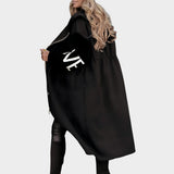 Rosana — Elegant Hooded Cardigan Coat