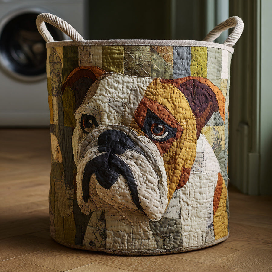 Rustic Bulldog - Laundry Basket