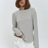 Linden — Striped Long-Sleeve Tee