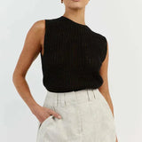 Amalfi — Cut-Out Knit Top