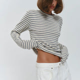 Linden — Striped Long-Sleeve Tee