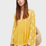 Ida — Embroidered Diamanté Tunic