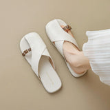 Mia — Minimalist Leather Sandals