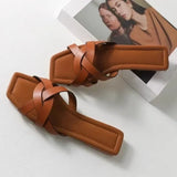 Bianca — Woven Leather Sandals