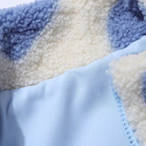 Dianne — Reversible Heart-Print Fleece Jacket