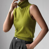 Marenton — High-Neck Knit Vest