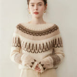 Sophia — Cashmere Fair Isle Jumper
