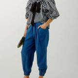 Bellarine — Puff Sleeve Cotton Blouse