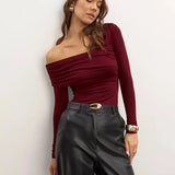 Clara — One-Shoulder Top