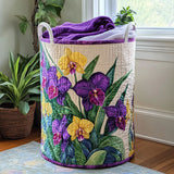 Sunset Orchids - Laundry Basket