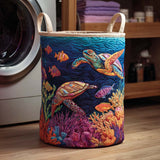 Coral Reef Turtle - Laundry Basket