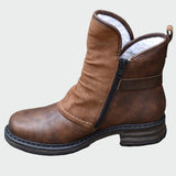 Anastasia — Insulated Leather Winter Boots