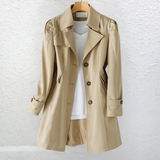 Inés — Elegant Vintage Button Coat
