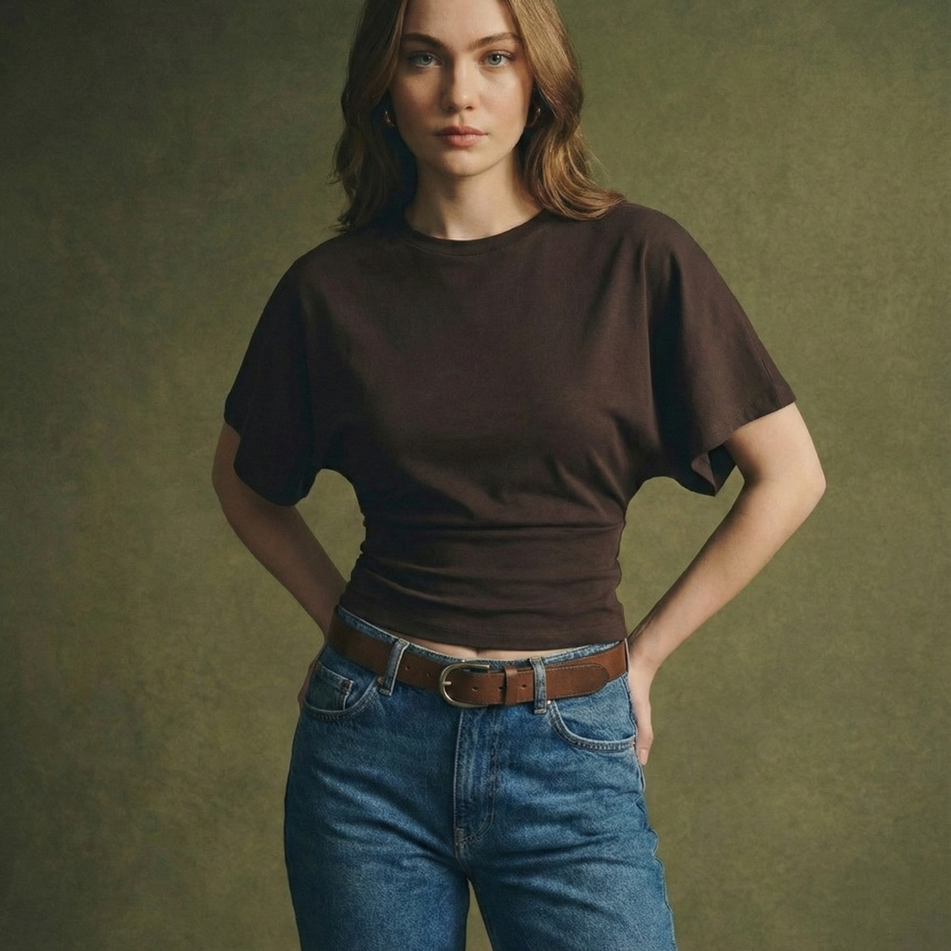 Arden — Drape Cotton Tee