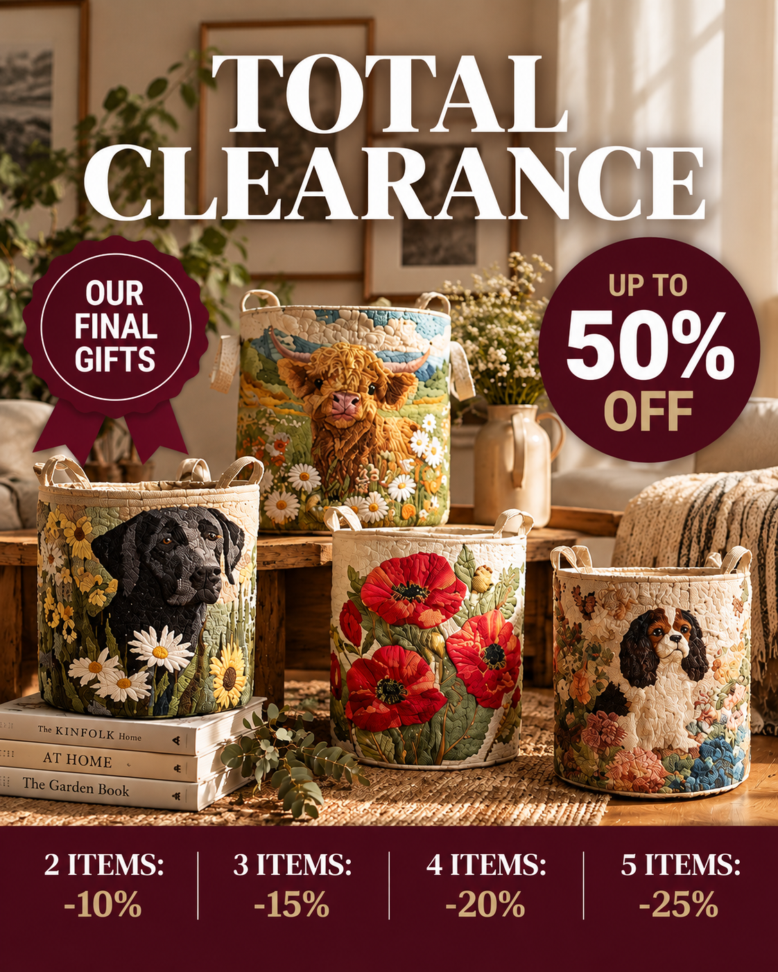 Total clearance – Laundry baskets