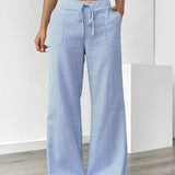 Alina | Elegant Striped Trousers with Pockets