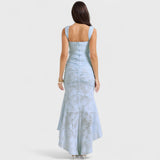Helena — Long Blue Dress