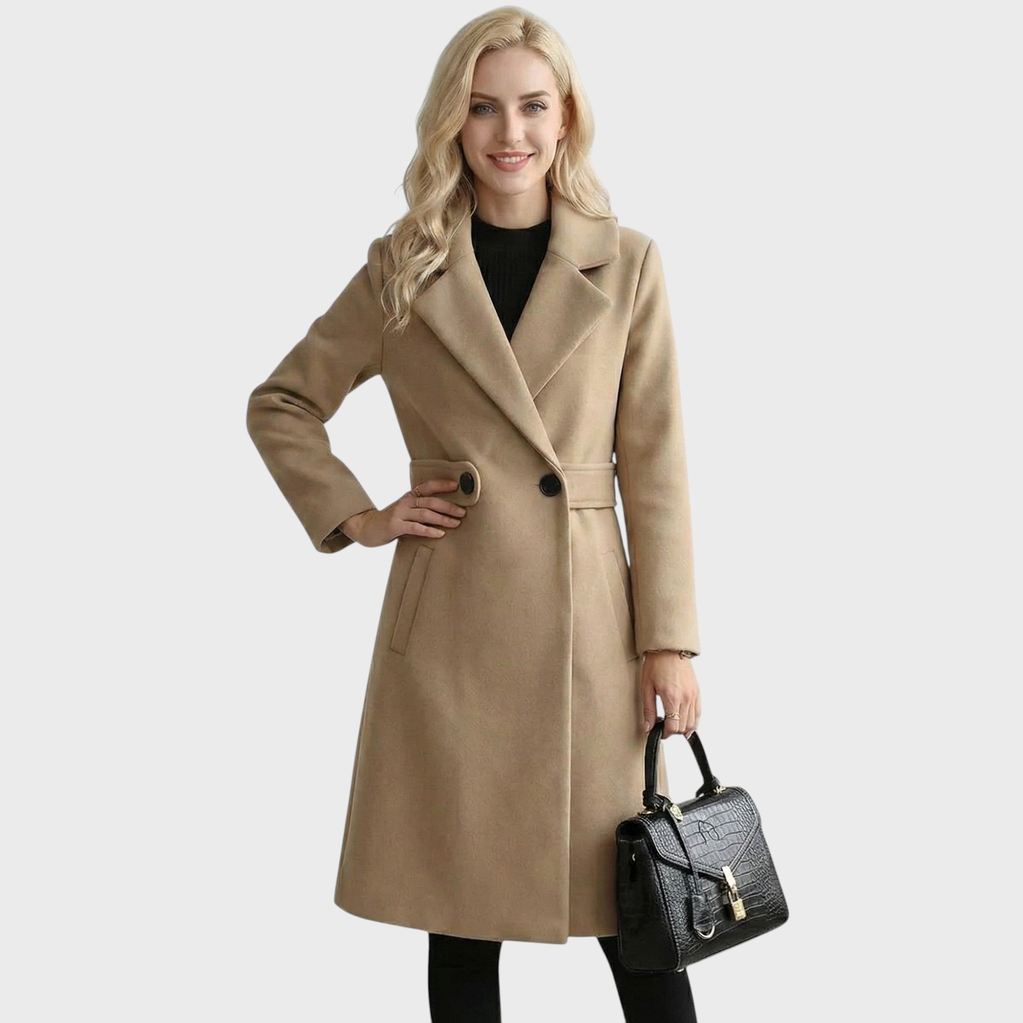 Clara — Belted Wool Coat