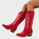 Dolores — Embroidered Western Boots