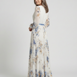 Amelia — Long-Sleeve Floral Maxi Dress