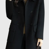 Camille — Classic Double-Breasted Wool Coat