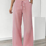 Alina | Elegant Striped Trousers with Pockets